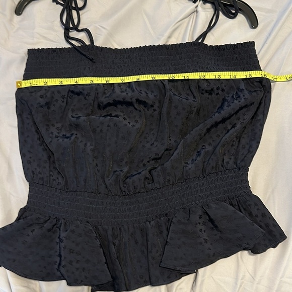 NEW KATHARINE KIDD Penelope Top SIZE large Dark Navy blue - Picture 10 of 11